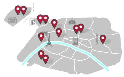 Carte des agences 2026 Carte de nos agences en Ile-de-France
